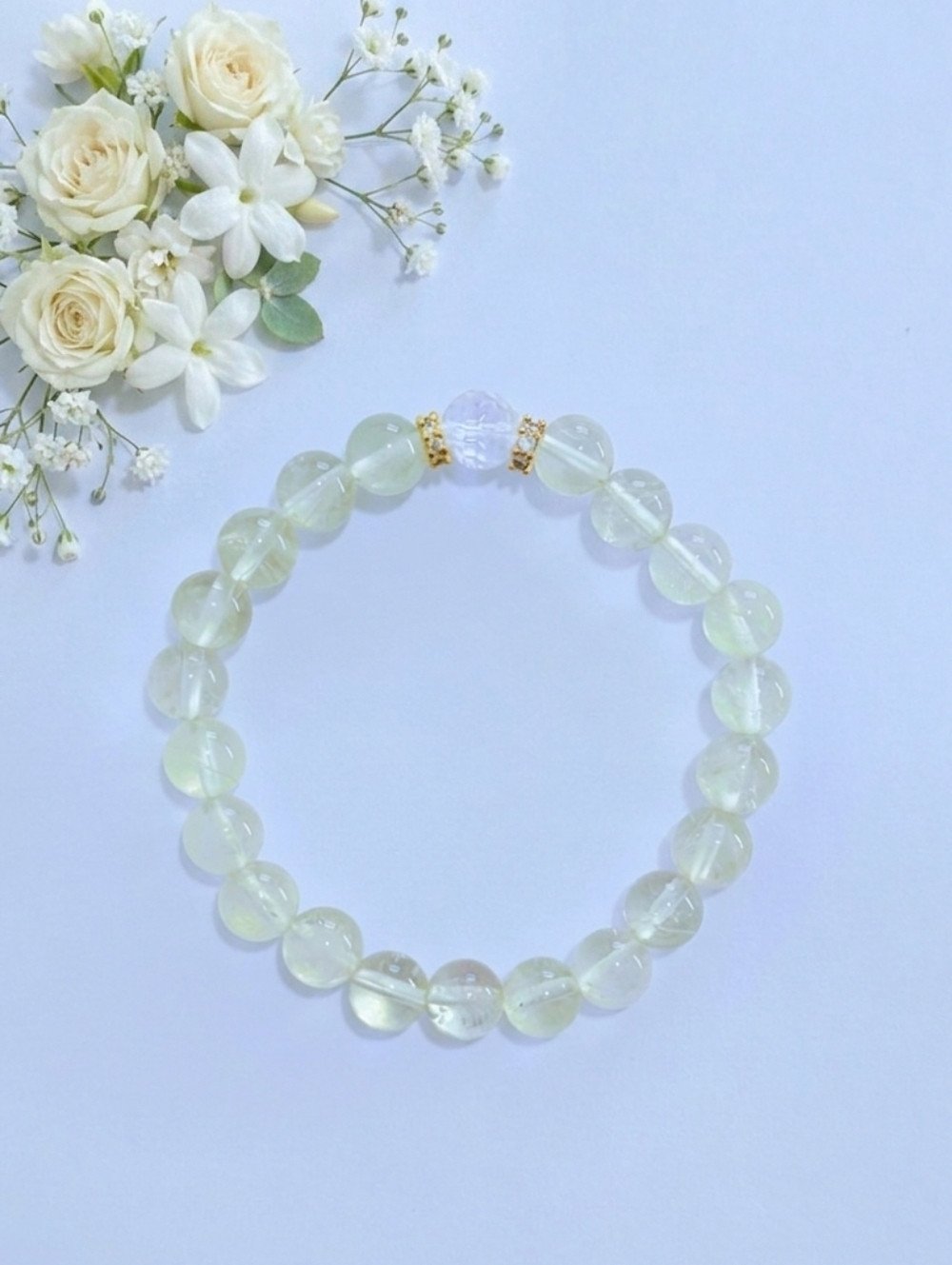 Lemon/Clear Quartz Bracelet